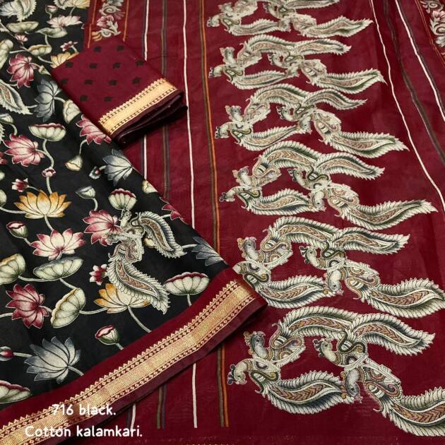 Kalamkari Cotton Saree