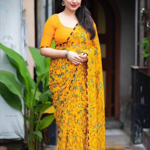 Soft Georgette Saree