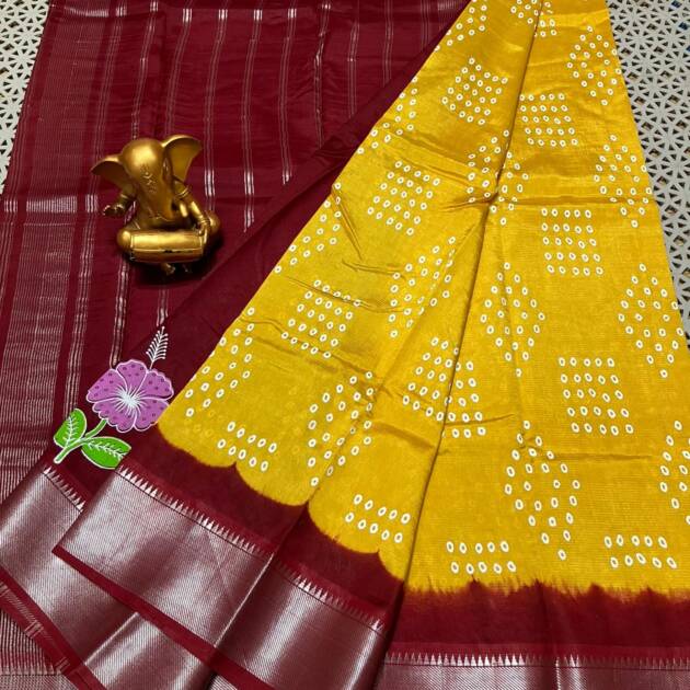 Mangalagiri Cotton Silk Saree