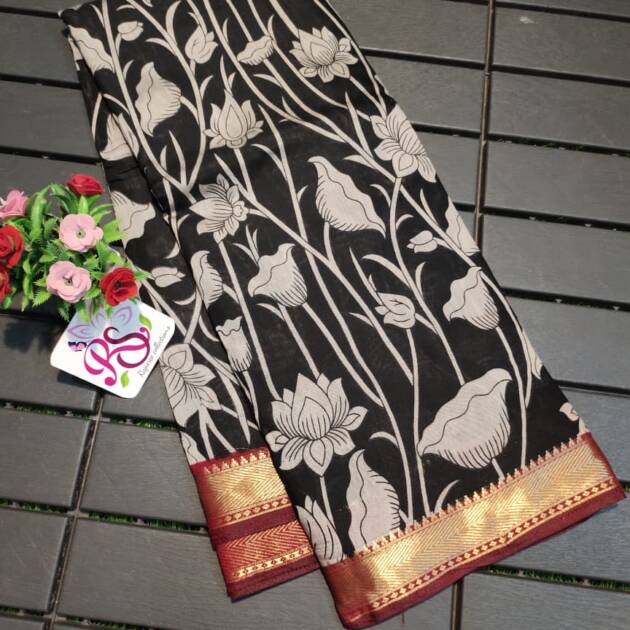 Mangalgiri Digital Printed Saree