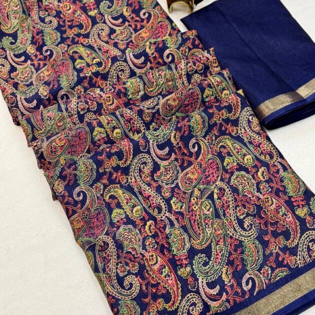 Kashmiri Printed Saree