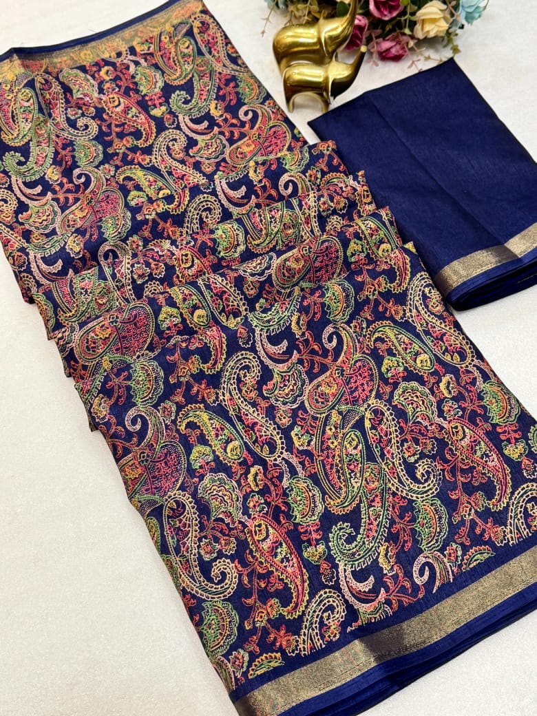 Kashmiri Printed Saree