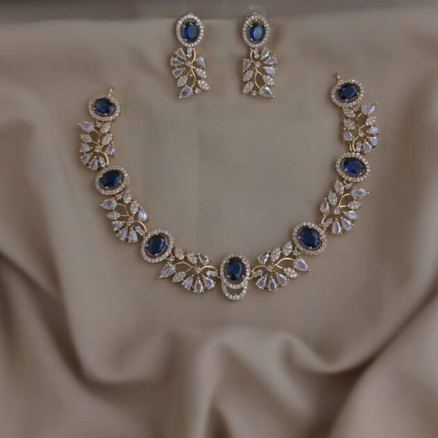 Stone necklace And Earrings Set