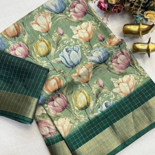 Dola Chex Silk Saree