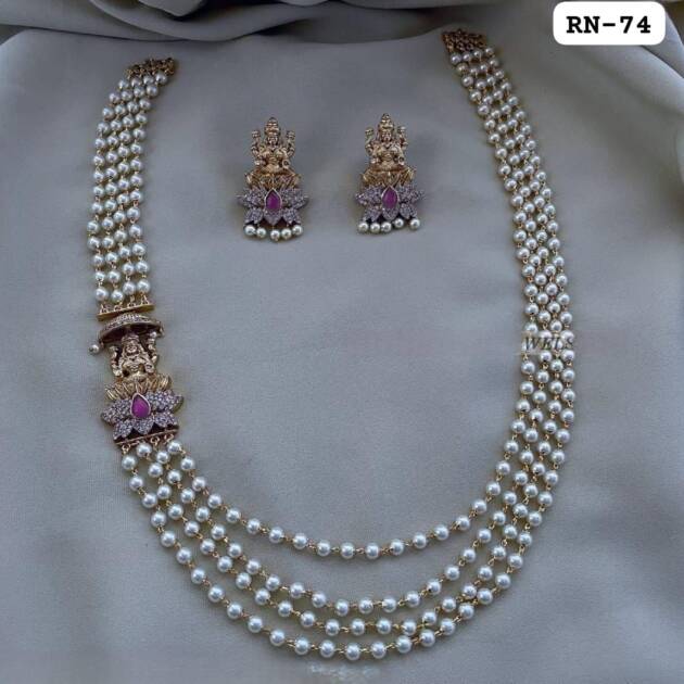 Lakshmi Ratna Pearl Haaram Set