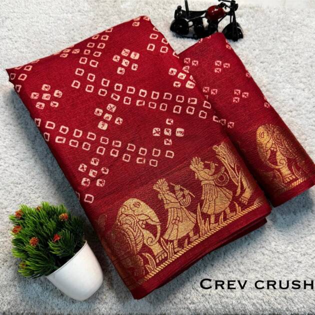 Creve Crush Work Saree