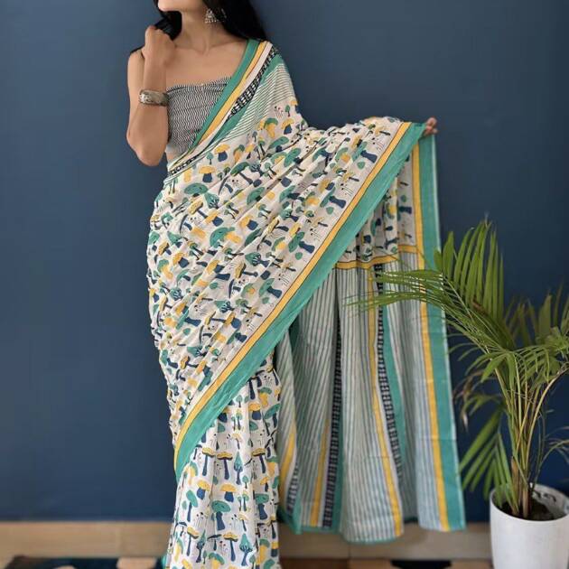 Bandhani Print Saree