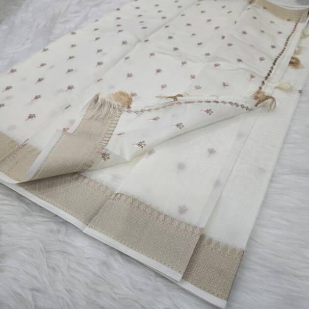 Cotton Chanderi Silk Saree