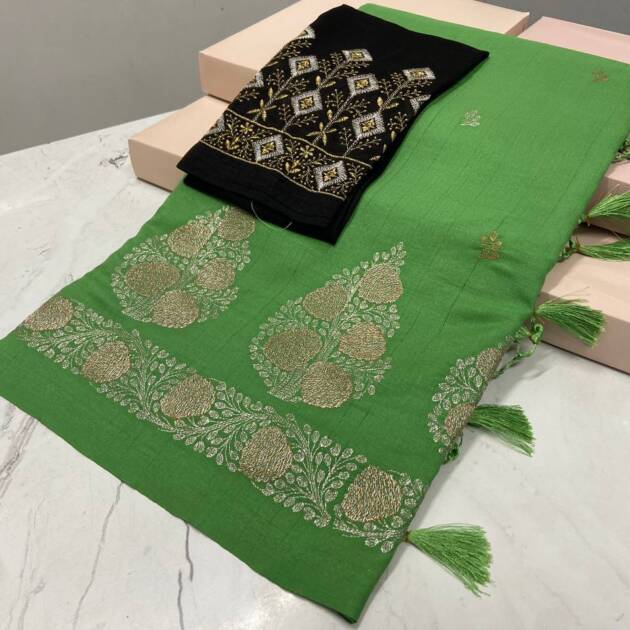 Tusser Silk Sarees .